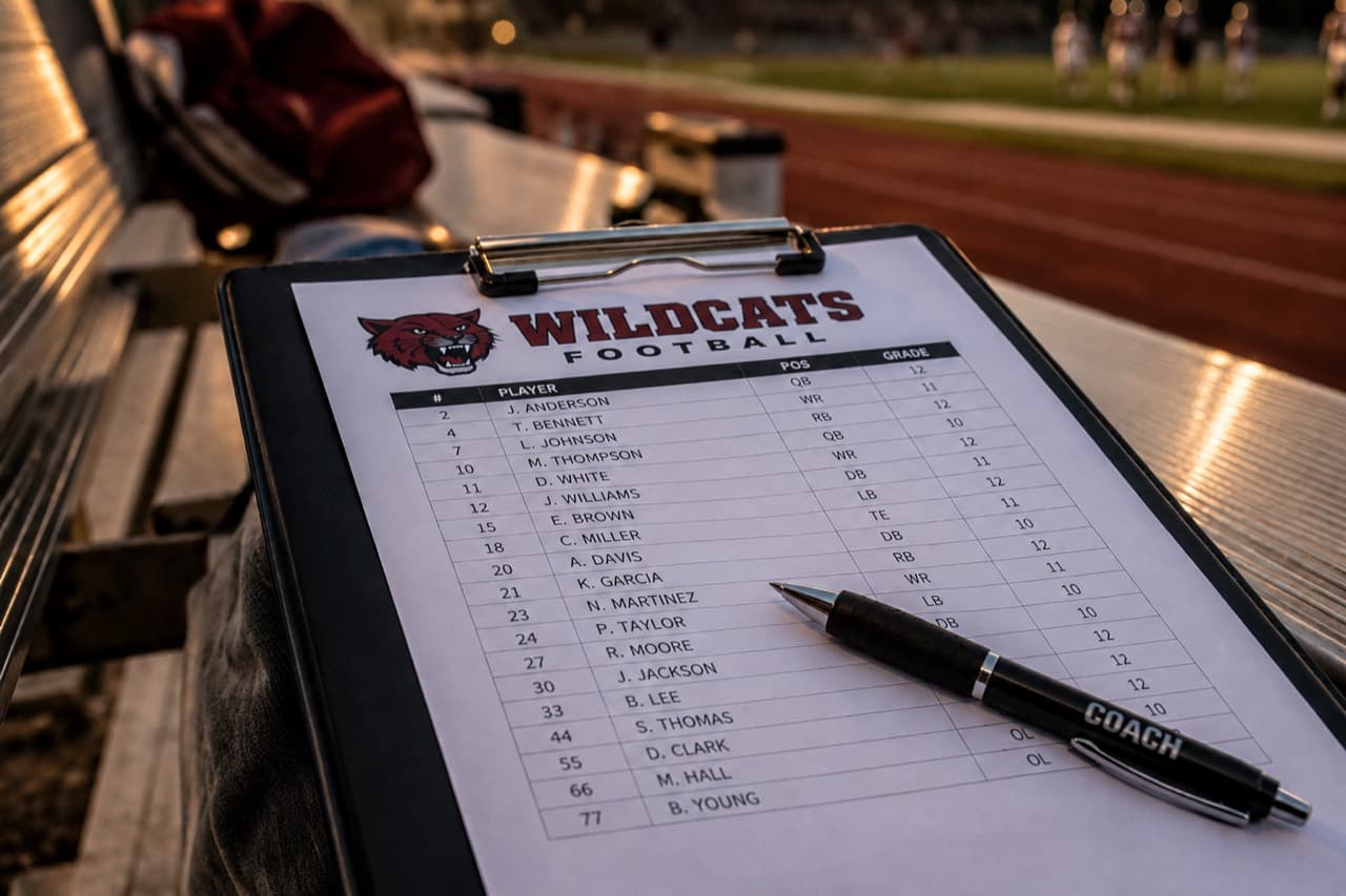Your roster — physicals, forms, and grades in one place.